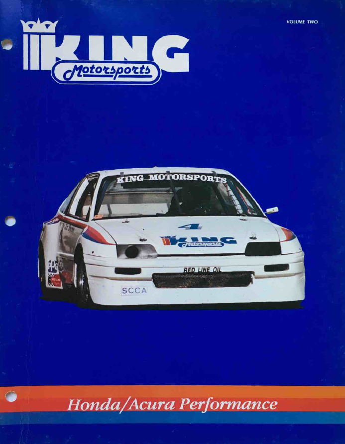 King Motorsports Unlimited Catalog Volume 2